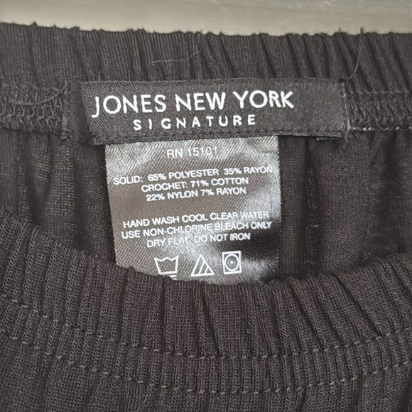 Jones New York Signature Black Strapless Dress - Picture 6 of 6